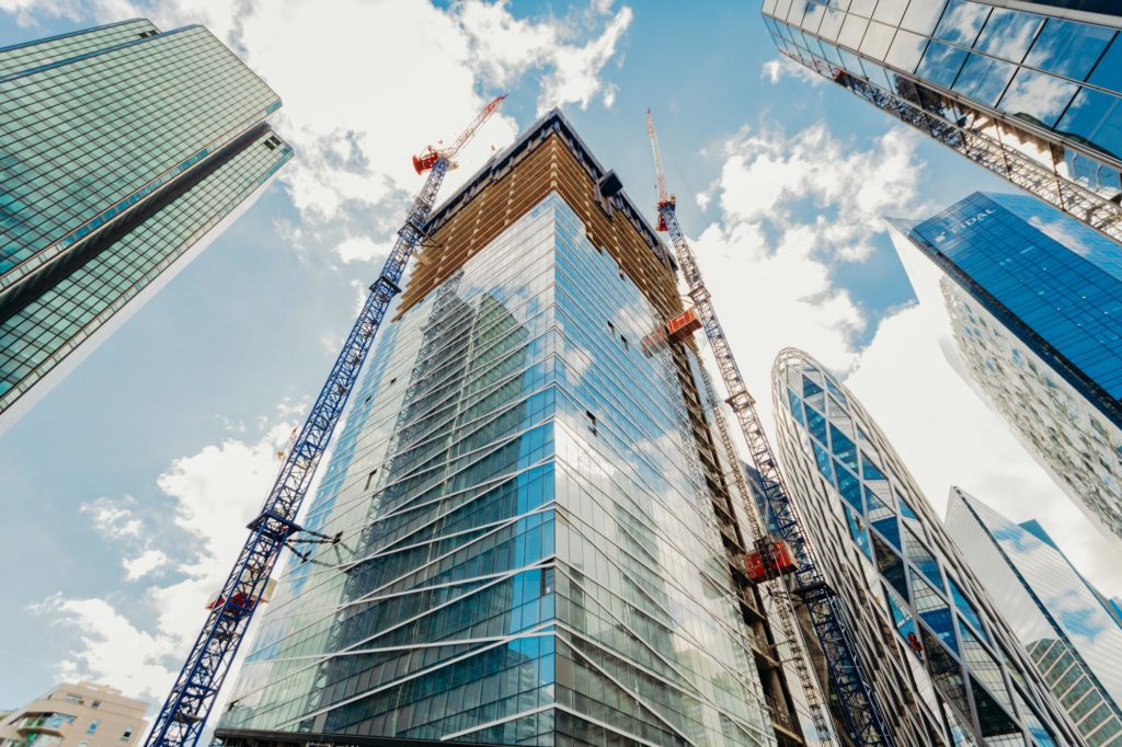 la Tour Saint Gobain en construction - La Défense France